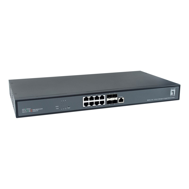 LevelOne 12-Port L3 Managed 10-Gigabit